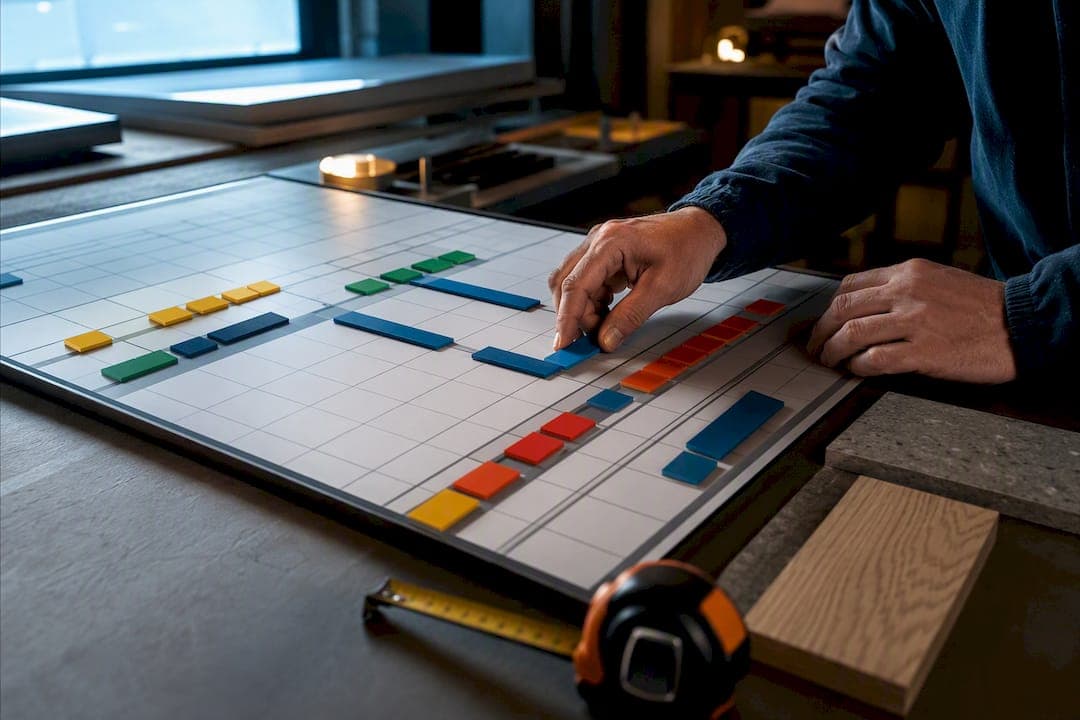 Planning chantier modèle : quel format choisir et comment l'utiliser